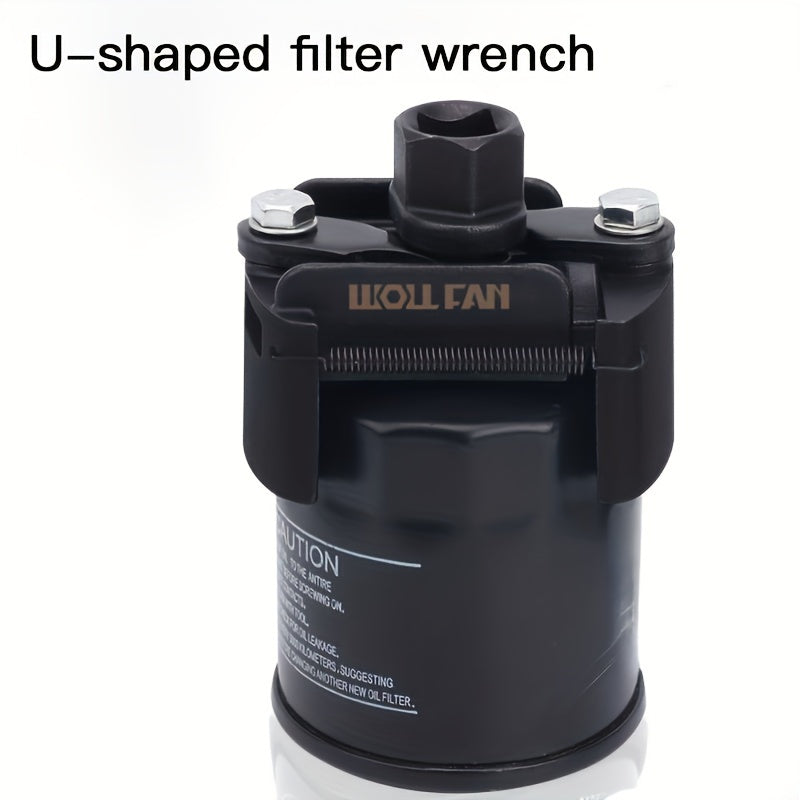 Sozlanadigan moy filtri kaliti qora metall ko'p funktsiyali teskari mexanizm