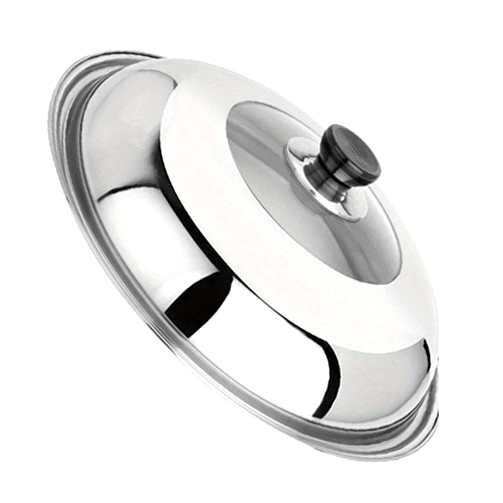 Stainless Steel Pot Lid with Glass Window for Woks and Pots Knob Steam Vent