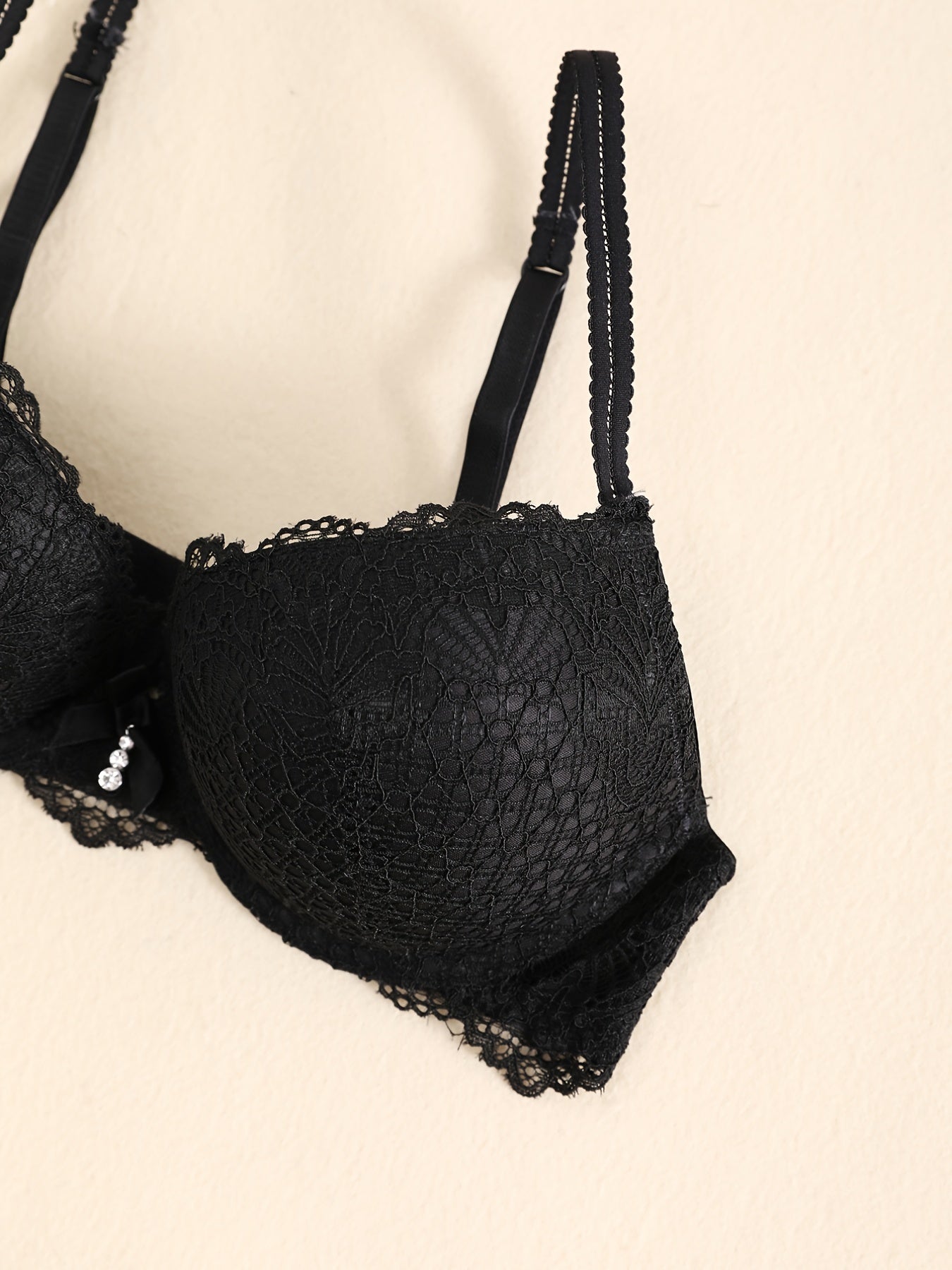 Women's Floral Lace Push-Up Bra Lingerie Underwear