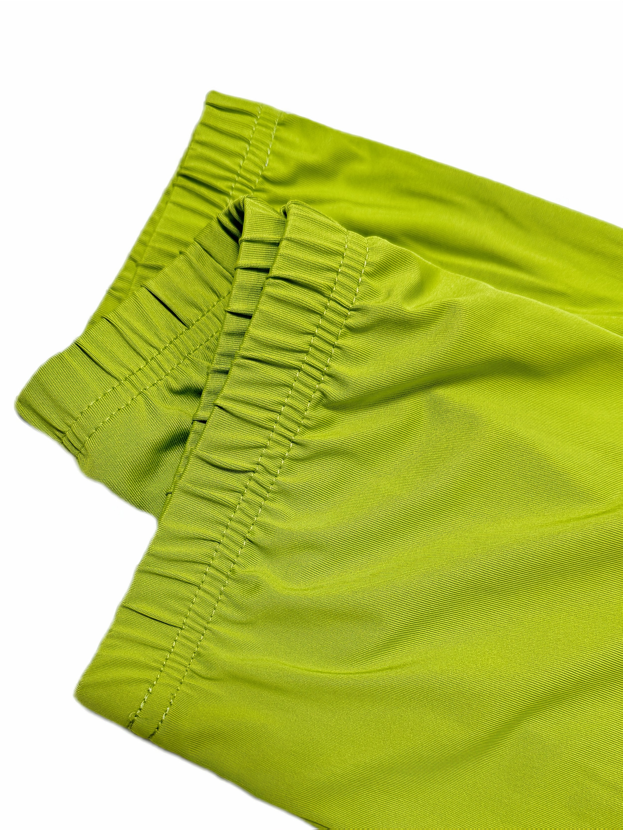 Plus Size Women's High Waist Shorts Stretchy Casual Capri Pants for Fitness Yoga