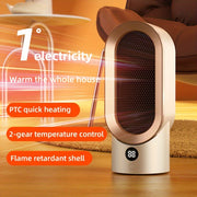Electric Space Heater Ceramic PTC 800W Overheat Protection Low Noise