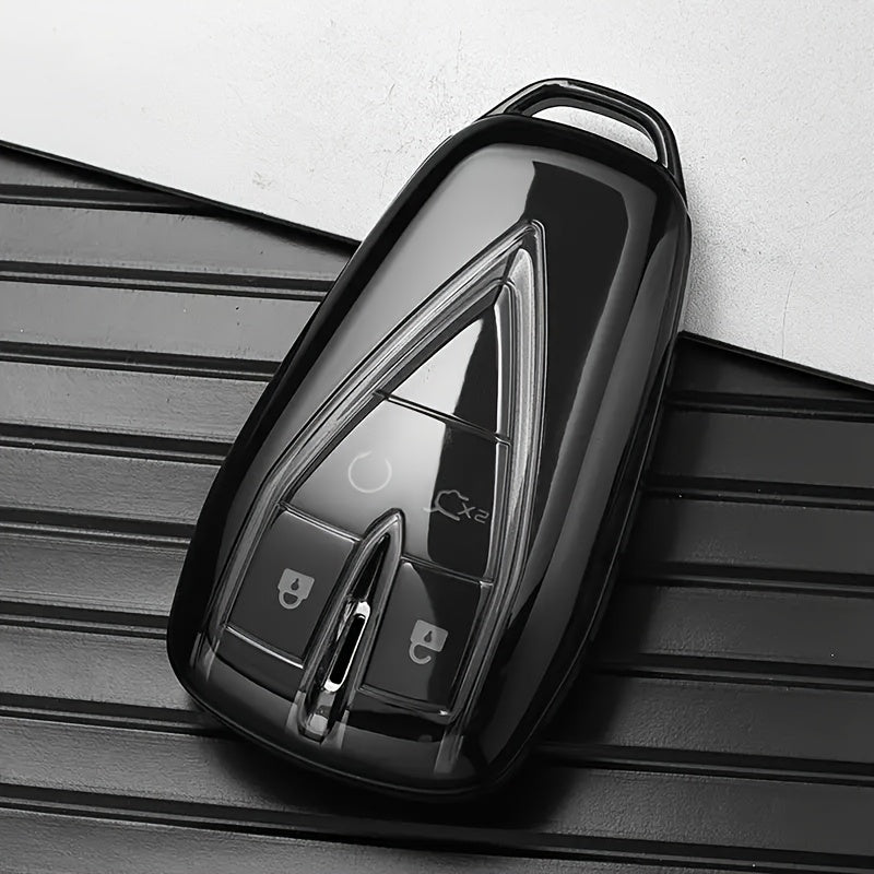 Premium TPU Car Key Case for SUVs Durable Protective Shell Compatible with Multiple Models