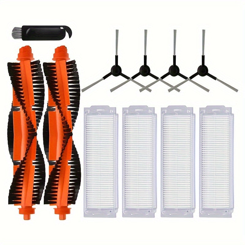 Replacement Main Side Brush and HEPA Filter Set for Robot Vacuum Cleaner