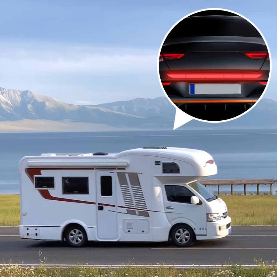 Car Reflective Sticker for Trunk and Tailgate, Anti-Collision Warning Strip