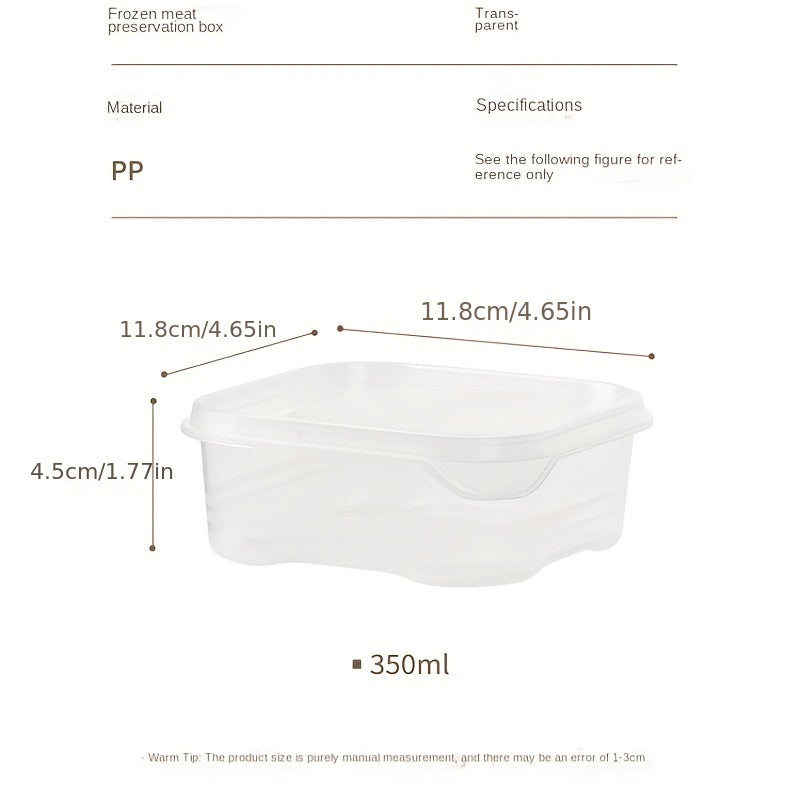 Clear Food Storage Containers Set with Locking Lids for Refrigerator Fruits Vegetables