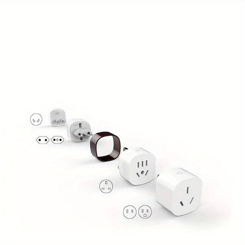 Adaptador de corriente universal para viajes con enchufes US UK EU AU 85V-265V sin batería