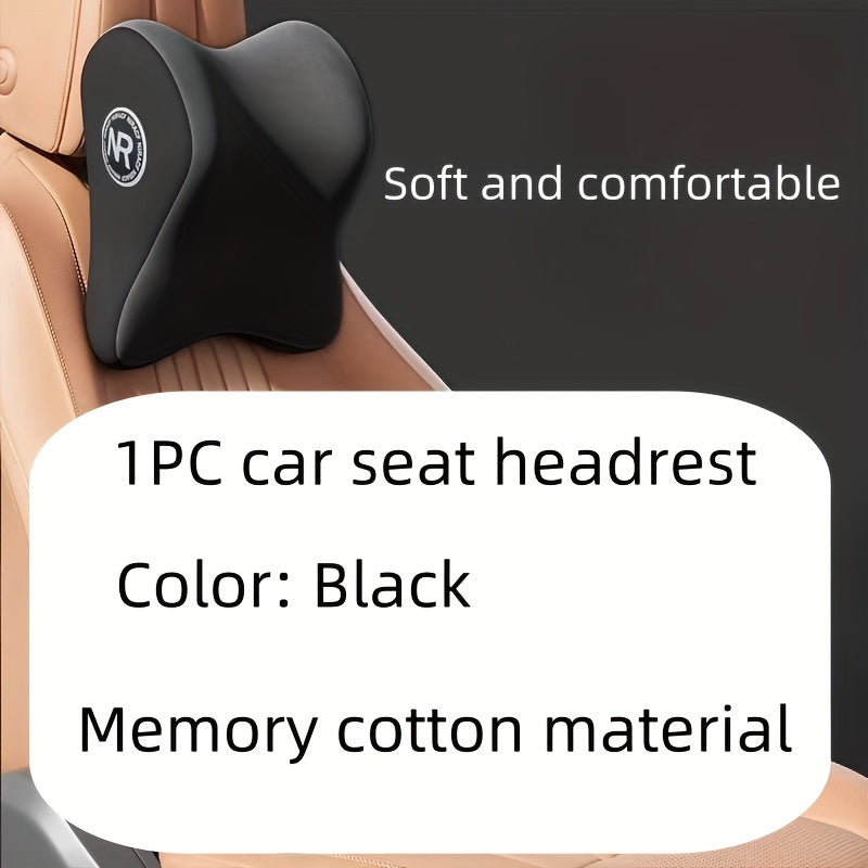 Ergonomic Memory Foam Car Seat Cushion Set with Headrest and Lumbar Support