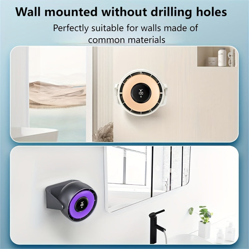 Ventilador digital de escritorio con tema hawaiano, alimentado por USB, de plástico, estilo romántico