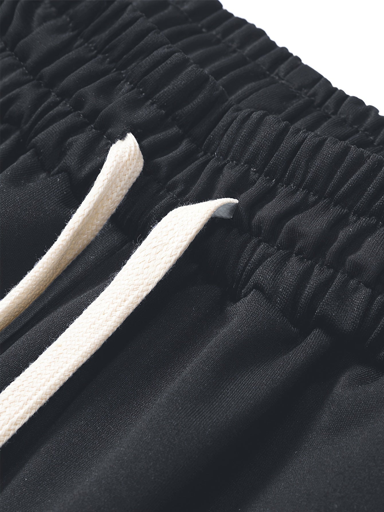 Мужской повседневный спортивный костюм из полиэстера с худи и длинными рукавами, а также джоггеры