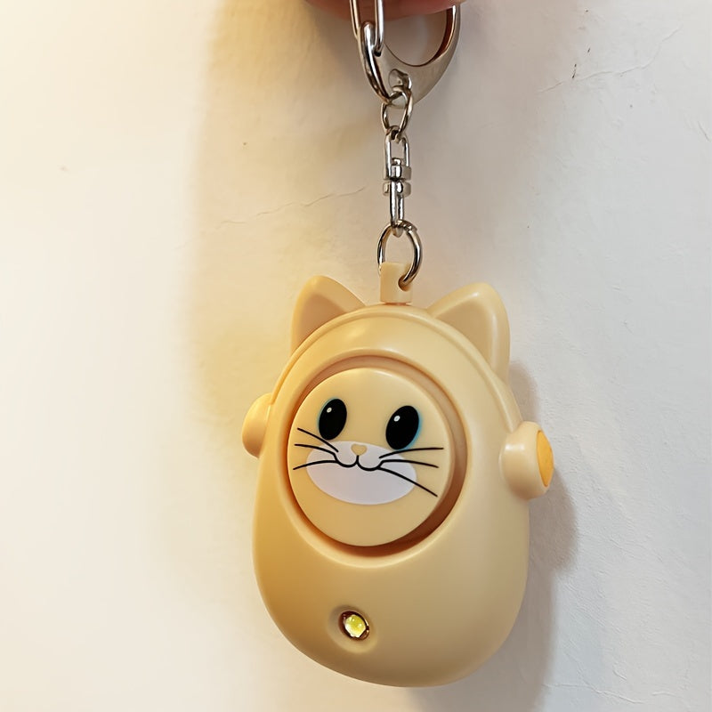 1 dona WhiskerWonders 130dB Shaxsiy Xavfsizlik Signalizatsiyasi Kalit zanjiri, Sirena, Stroboskop yoritgichi va Batareyada ishlaydigan Favqulodda SOS Ogohlantirishi ayollar, talabalar, qariyalar, kechki yuguruvchilar va sayohatchilar uchun.