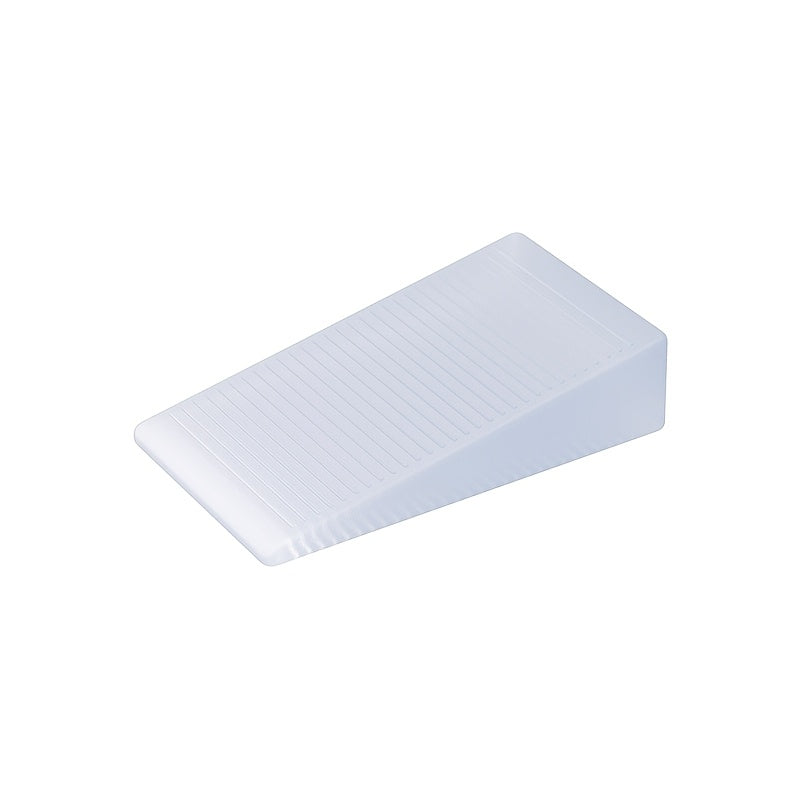 4 ta PVC mebel balandligini sozlash shimlari to'plami - notekis pollar uchun sozlanadigan qiyshiq bloklar, shkaflarda balandlikni sozlash uchun uchburchakli bloklar