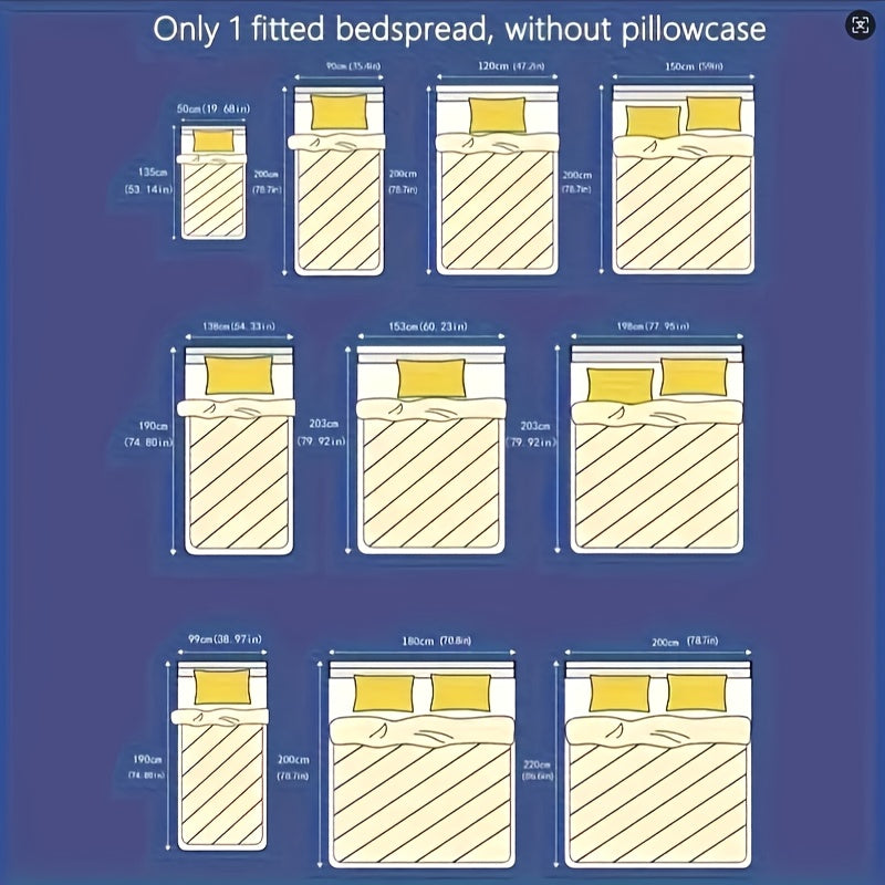 Sábana ajustada de microfibra transpirable, azul profundo, resistente a manchas, ropa de cama para todas las estaciones