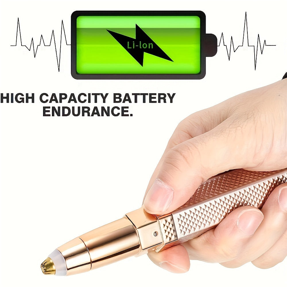 Afeitadora facial eléctrica para mujer 4 en 1 depiladora, recortadora de cejas, nariz y bikini, recargable