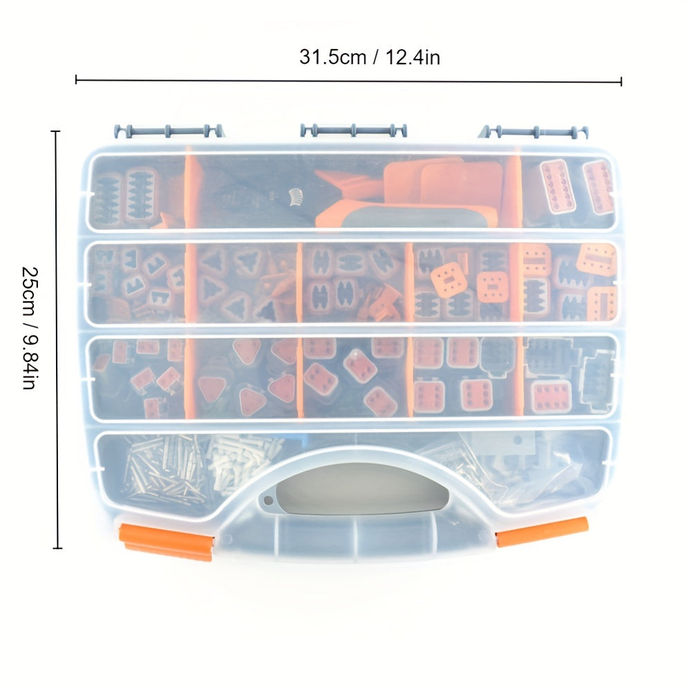 Kit de conectores automáticos impermeables para la serie Deutsch de 2 a 12 pines con herramientas de crimpado