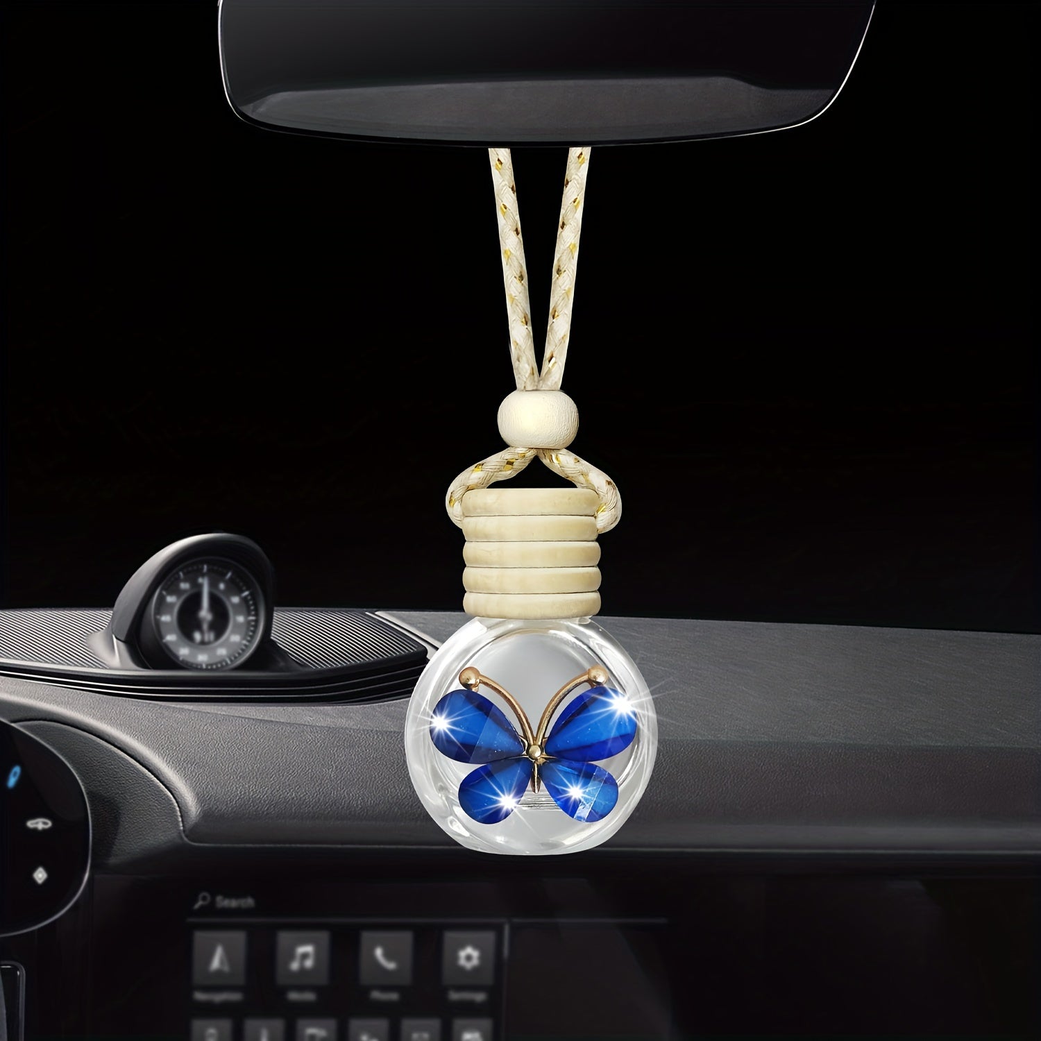 Avtomobil havo tozalovchi shisha diffuser qayta ishlatiladigan to'ldirish shishasi transport vositasi ichki qismi uchun