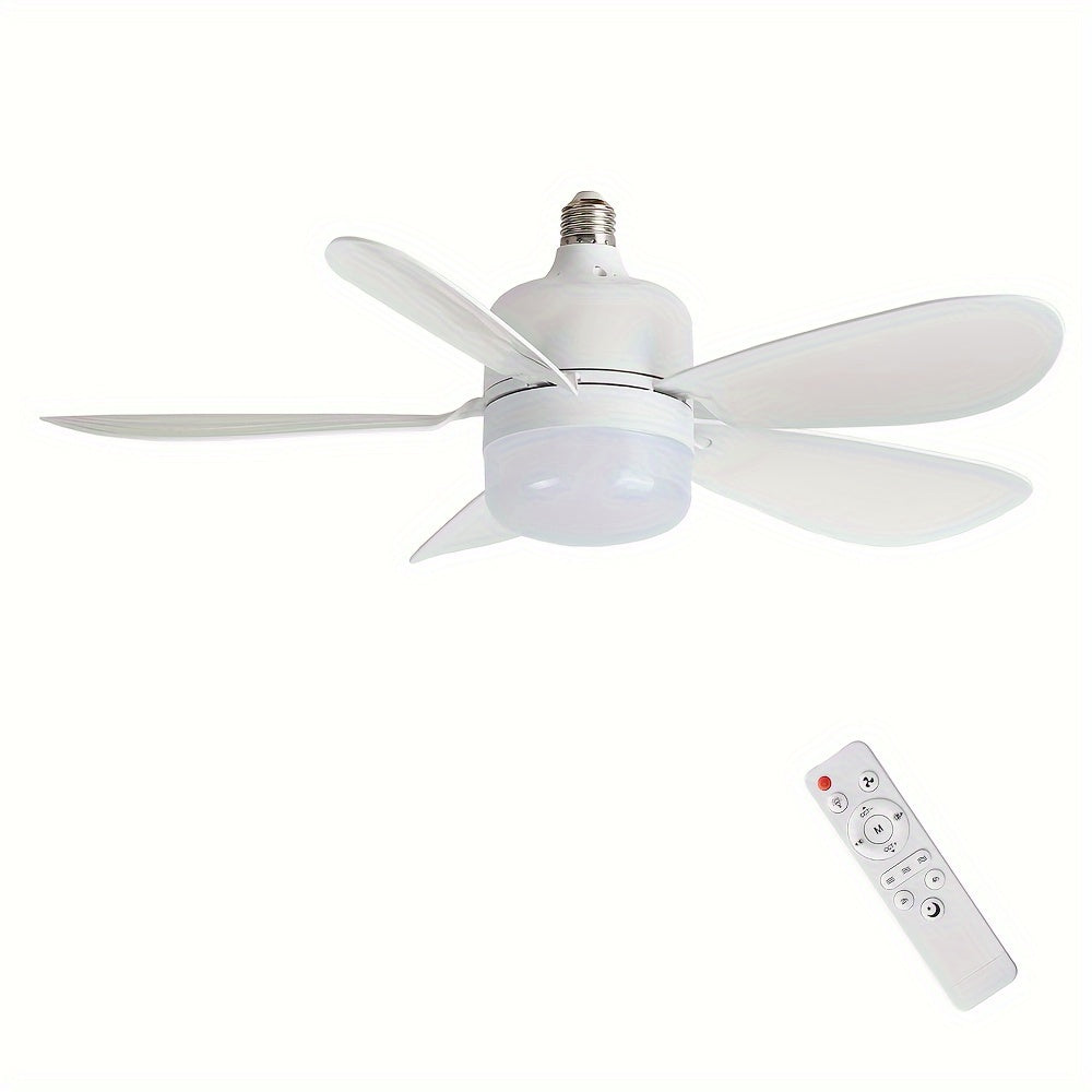 3 tezlik, xotira va taymer funksiyalari bilan boshqariladigan, shovqinsiz ishlash, turli xonalar uchun mos bo'lgan, batareya talab qilmaydigan 1 ta E26/E27 vintli changyutgichli osma fan, masofadan boshqarish bilan, sozlamalar bilan dimmer.