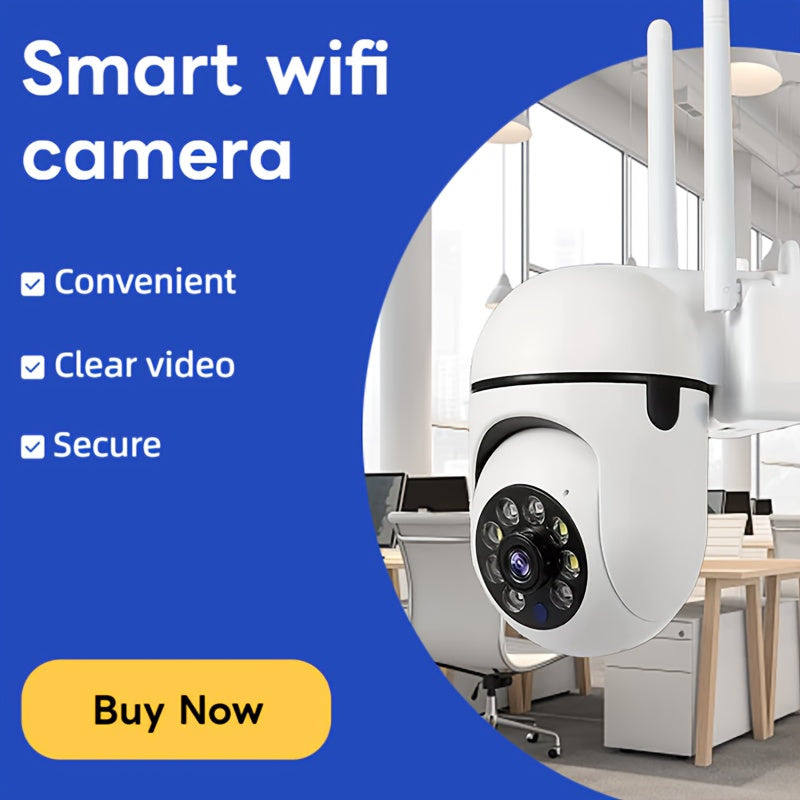 Smart Home Security Camera with Night Vision Two-Way Audio Motion Detection Cloud Storage