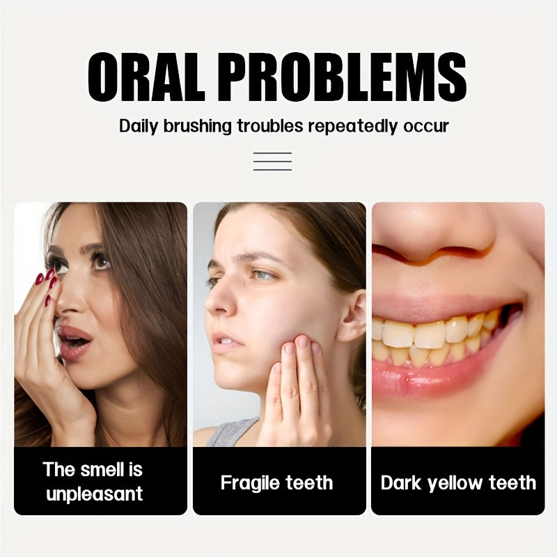 Men Women Natural Bamboo Charcoal Mint Tooth Powder Deep Clean Whitening