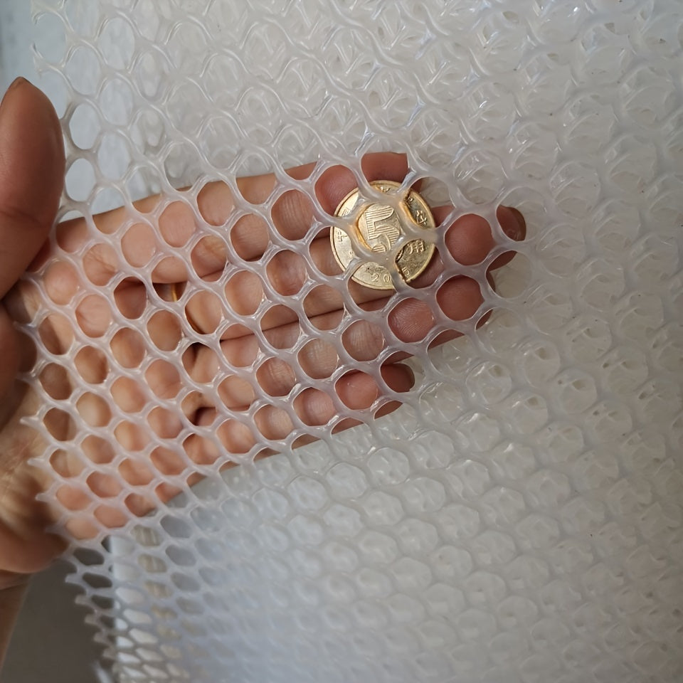 White Plastic Mesh Pet Safety Fence Balcony Fall Prevention Cuttable Mesh