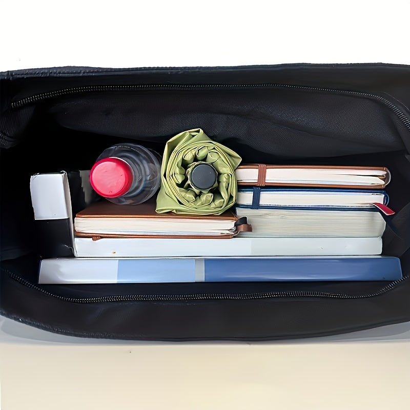 Vintage Canvas Crossbody Bag with Multiple Pockets for Casual Travel