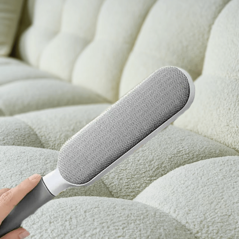 Reusable Double-Sided Pet Hair Remover for Clothing and Surfaces