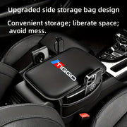 Universal Car Armrest Pad With Side Storage Bag Console Protector