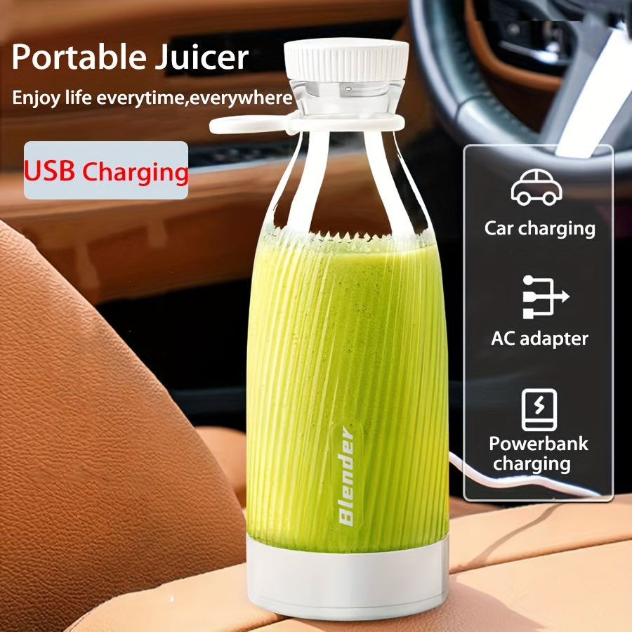 Portable Electric Fruit Juicer Blender 500ML Wireless USB Rechargeable Personal Smoothie Shake Cup