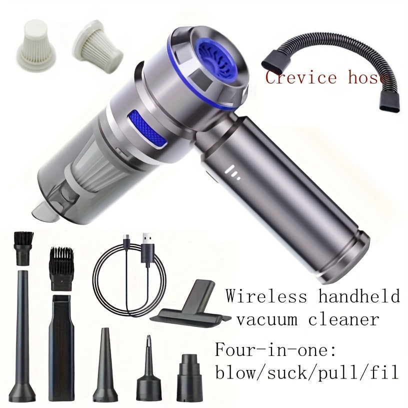 Aspiradora de coche inalámbrica portátil con pantalla de energía