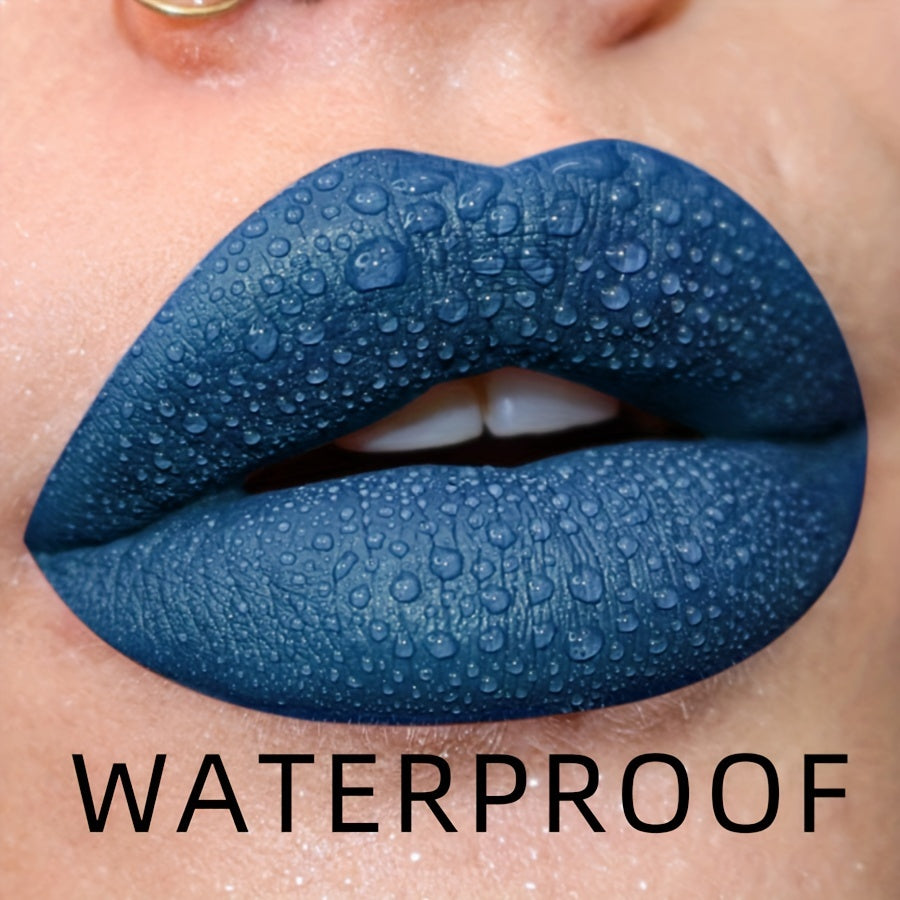 Tinte de labios mate a prueba de agua para mujer, de larga duración, en varios colores