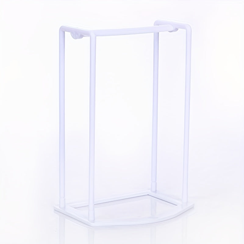 White Plastic Hanger Organizer for Clothing and Accessories Compact Storage