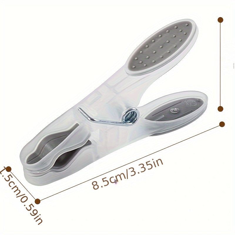 Juego de 30 pinzas de plástico sin costura para secar ropa, accesorios a prueba de viento