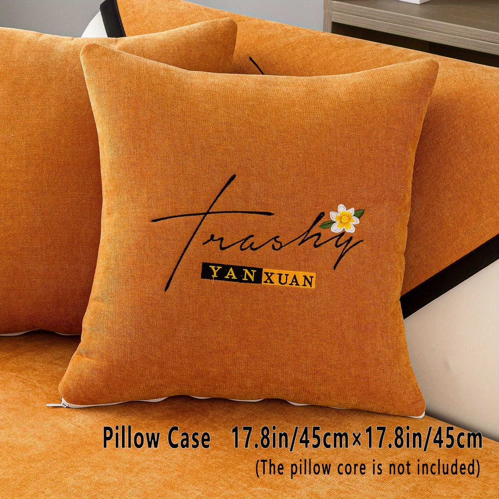 Chenille Sofa Slipcover All Seasons Protects Furniture and Enhances Home Decor