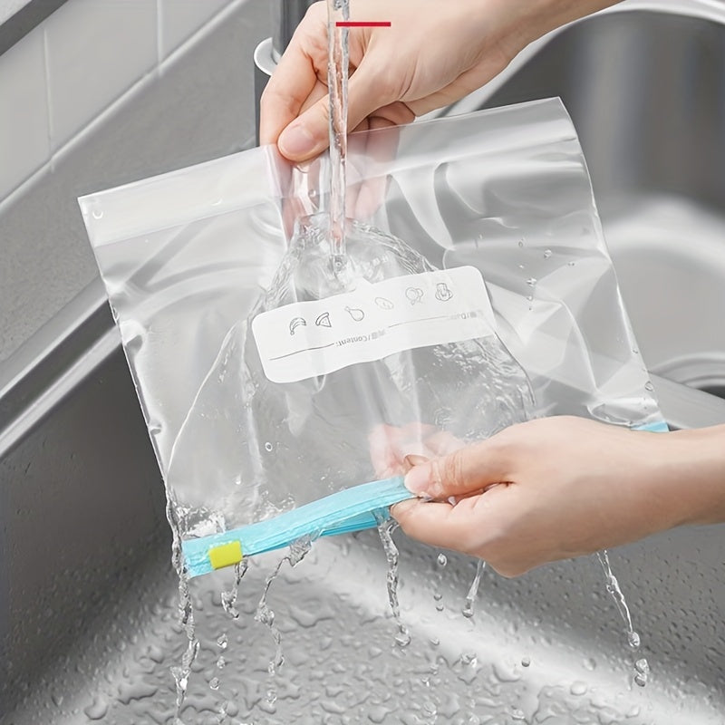 Food Storage Bags Set 45 Ziplock Reusable Fresh Fruit Vegetable Meat