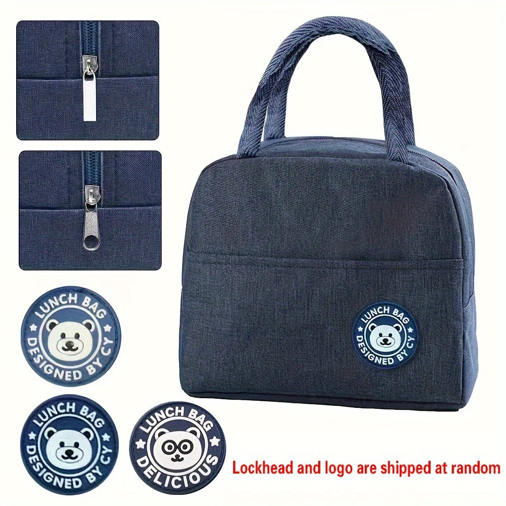 Insulated Lunch Bag with Monogram Rose Gold Waterproof Leakproof BPA-Free