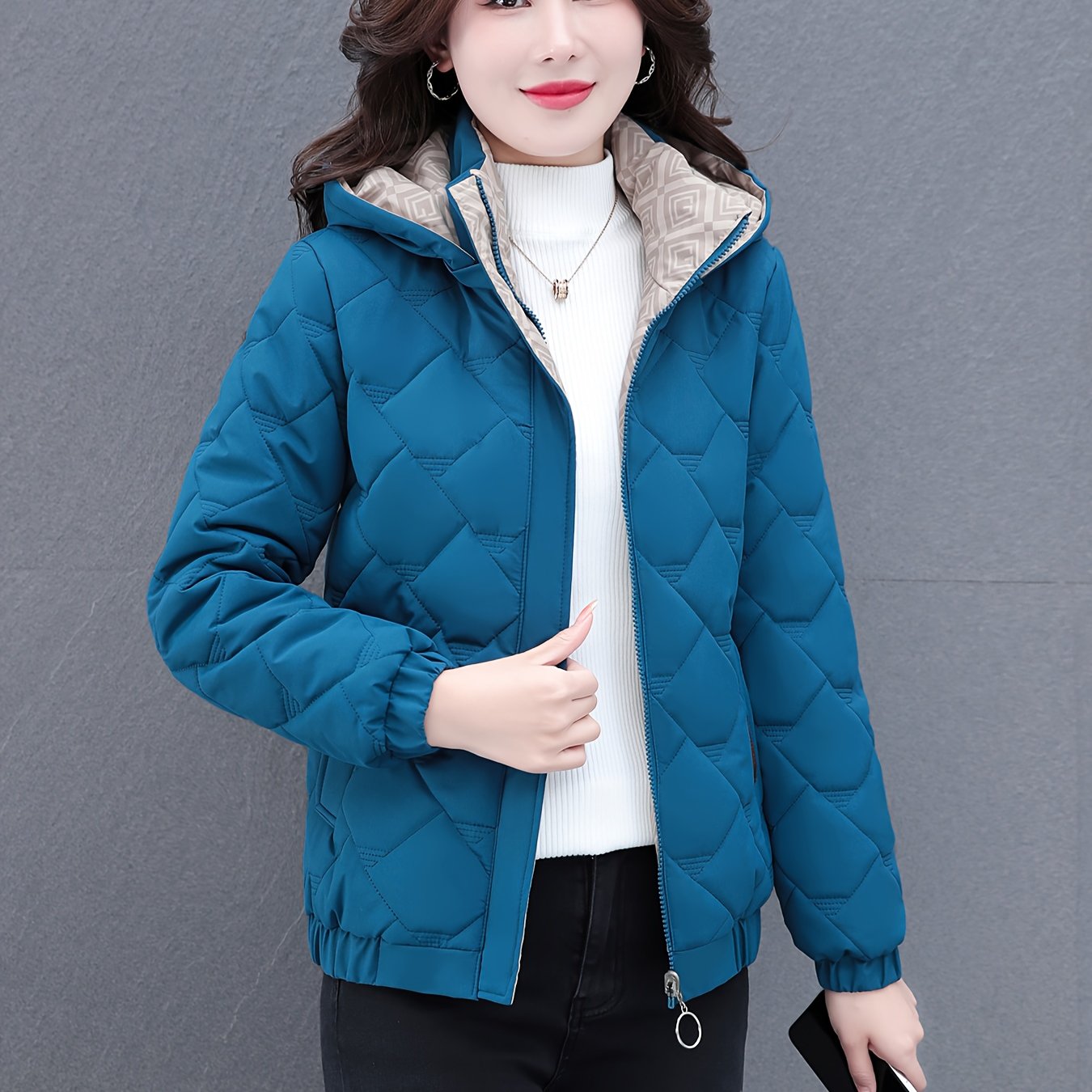 Ayollar uchun qishki kapushonli kurtka, yengil, issiq, tashqi sayohat va lager kiyimi