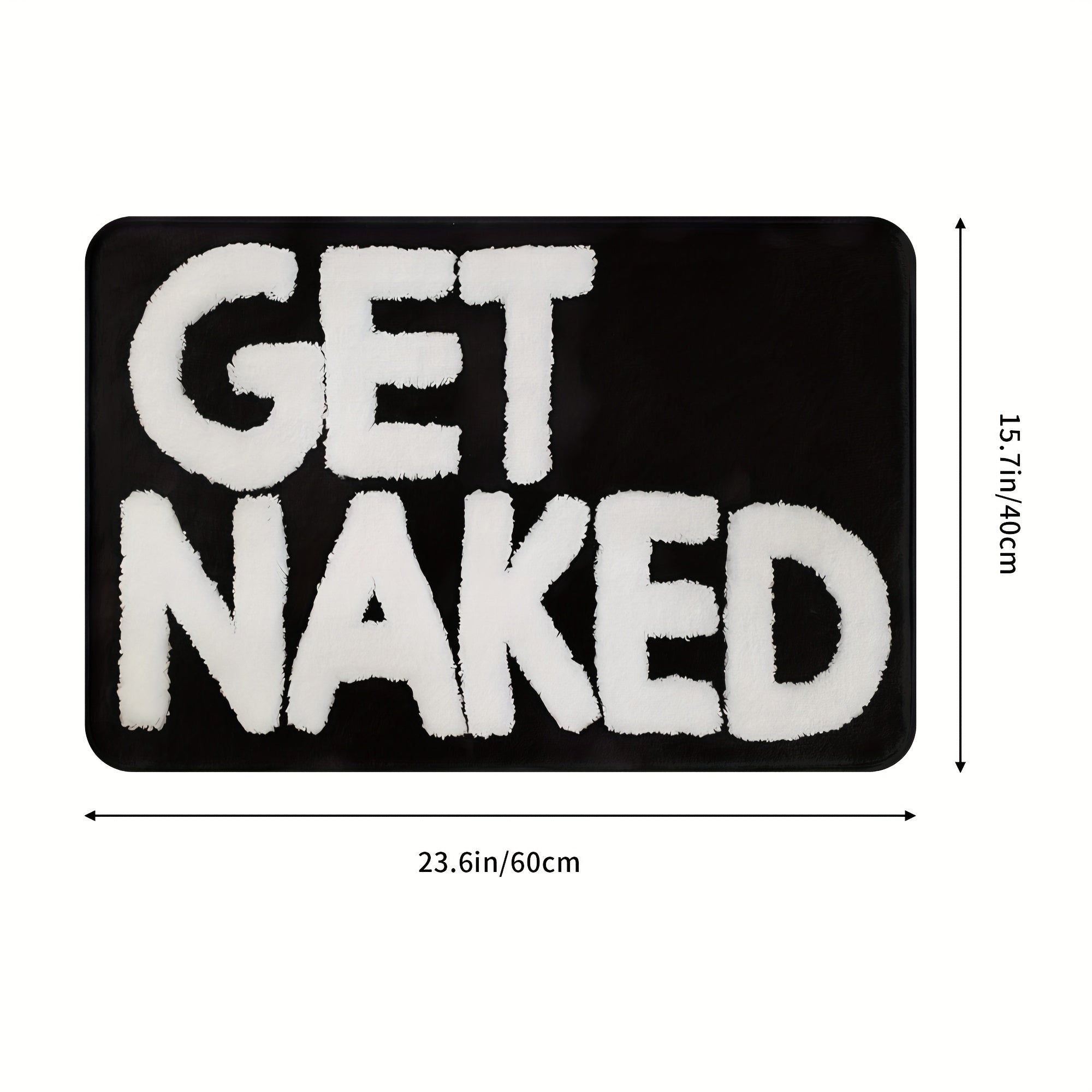 Felpudo de bienvenida antideslizante lavable a máquina 39.88cmx23.6cm alfombra de cocina y baño