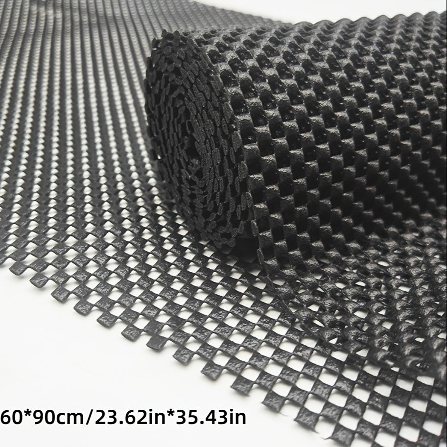 Silicone PVC Non-Slip Bath Rug Mat with Knit Fabric Durable Washable Floor Mat