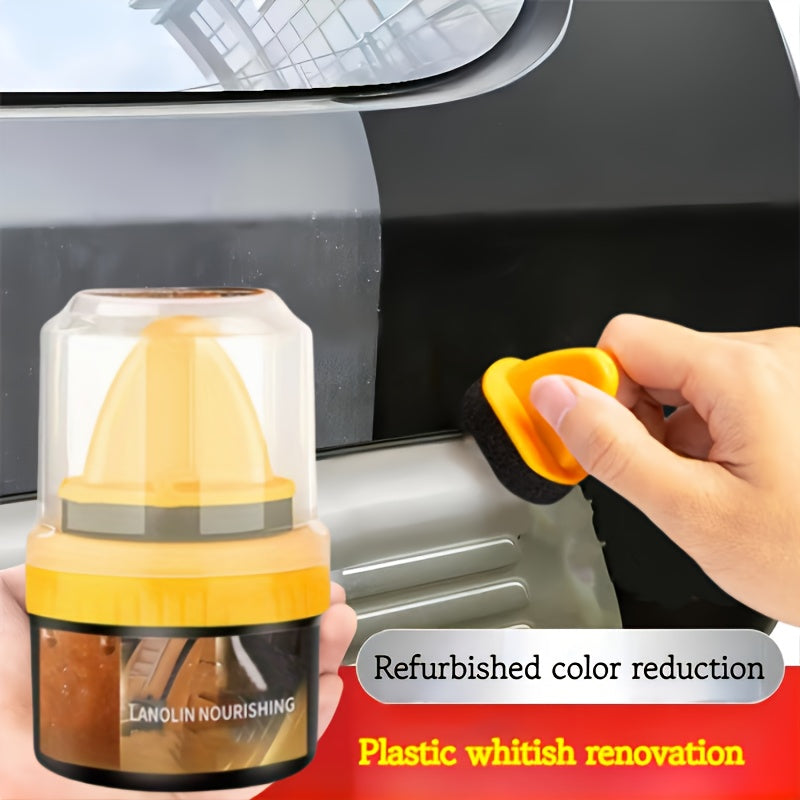 Pasta de restauración de plástico para automóviles para reparación de arañazos, acabado brillante negro, fácil de aplicar