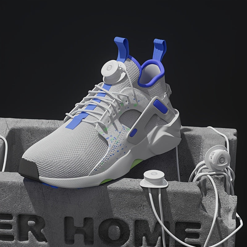 Unisex Sport Shoe Buckles and Laces Set, Rotatable Fasteners, No Tie