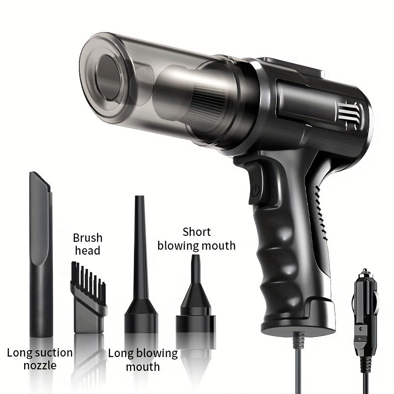 Handheld Car Vacuum Cleaner 12V Wired Mini Dust Cleaner with Powerful Suction