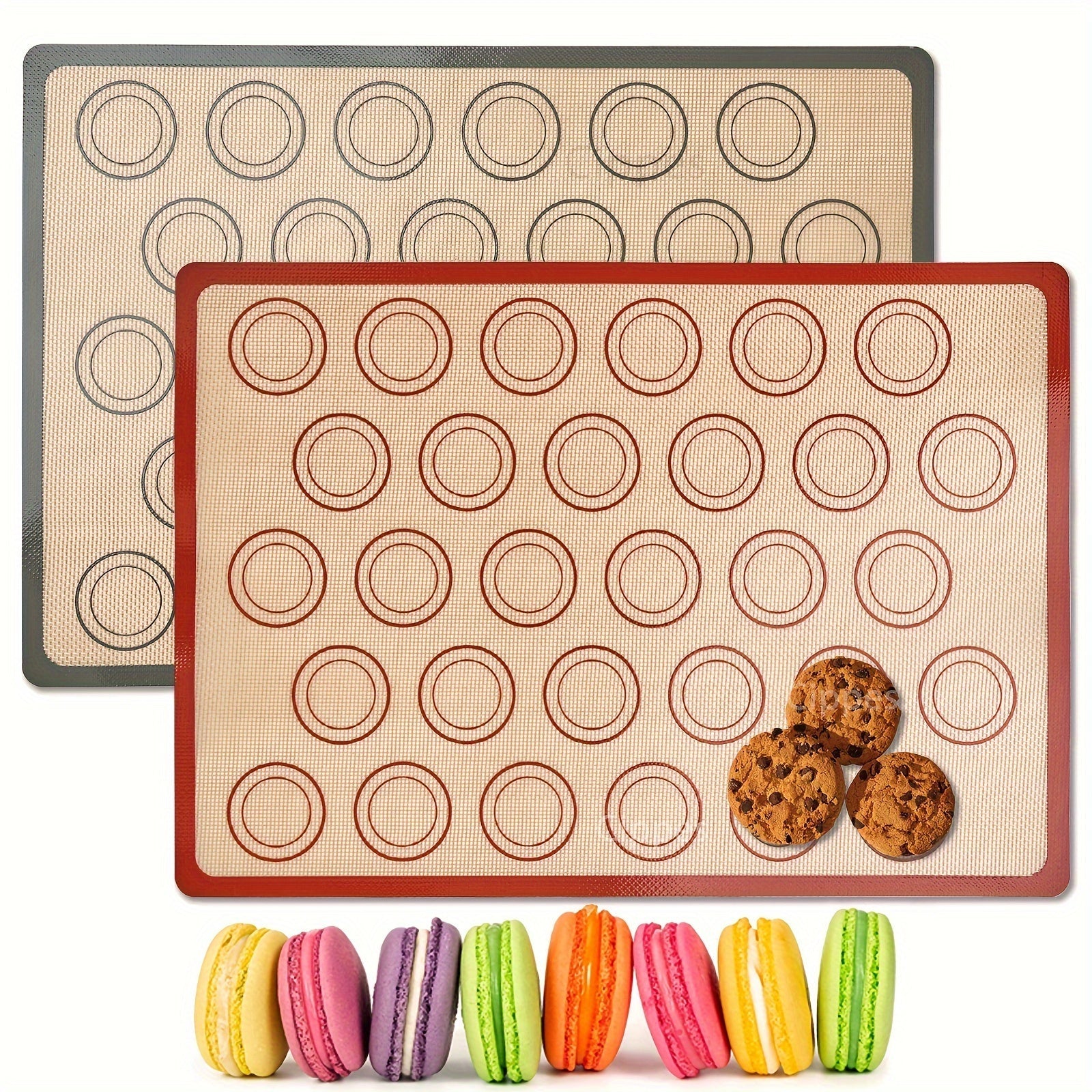 Silicone Baking Mat 41.91cm x 29.46cm Non-Stick Heat Resistant Reusable