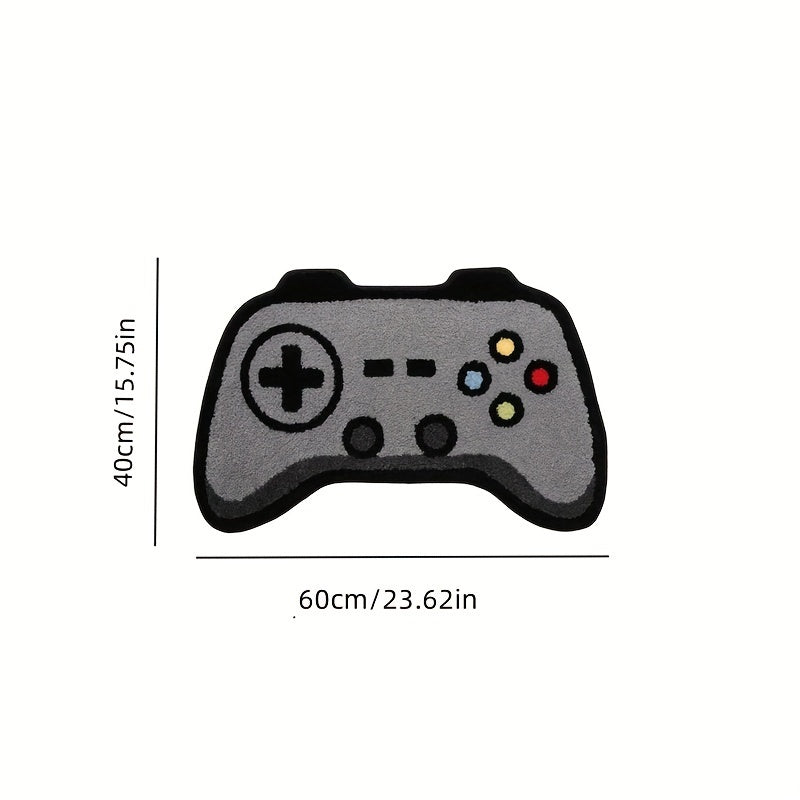 Faux Fleece Game Controller Rug 60x90cm Soft 3D Gaming Decor Floor Mat