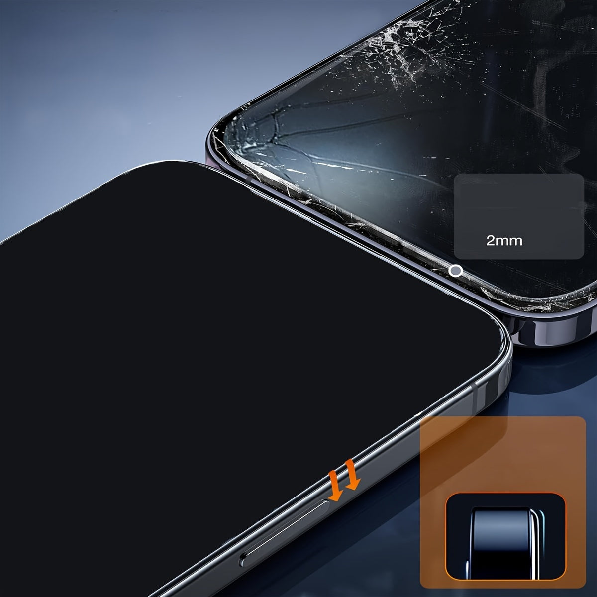 Protector de pantalla de vidrio templado para iPhone con laminador 1 pieza