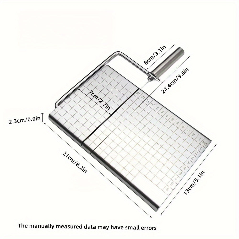 Stainless Steel Cheese Slicer Adjustable Thickened with Ergonomic Handle