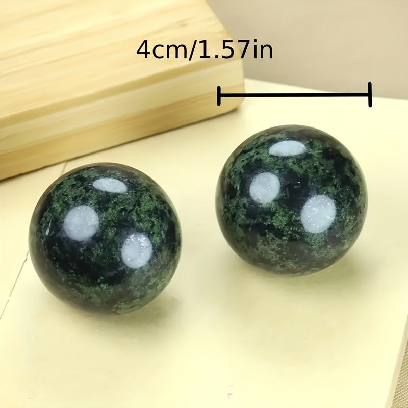 Serpentine Natural Stone Sphere Decorative Home Decor