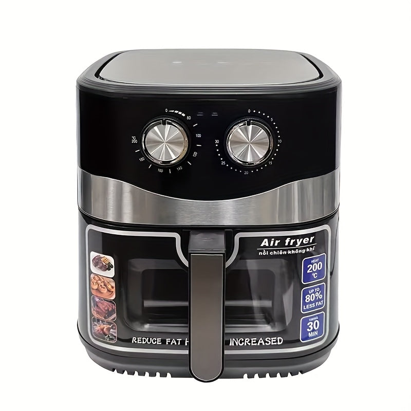 Freidora de aire eléctrica 10.5L 2200W Pantalla digital cesta de acero inoxidable