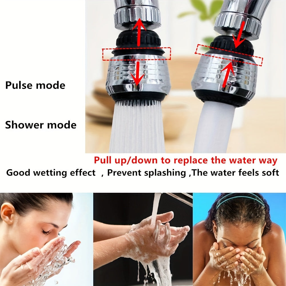 Rotating Kitchen Faucet Aerator Water-Saving Filter Diffuser Adapter Plastic 1 Piece