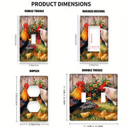 1 dona Ferma Xonasi Tovuq Yoritish Kalit Qopqog'i Ichki/Tashqi Foydalanish Uchun Yotoqxonalarda, Oshxonada, Hammomda.