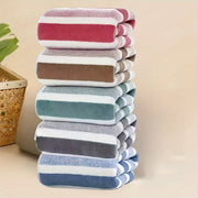 Coral Fleece Towel Set 5 Pieces Quick-Drying Soft Bathroom Hand Towels 34.8 x 74.93 cm