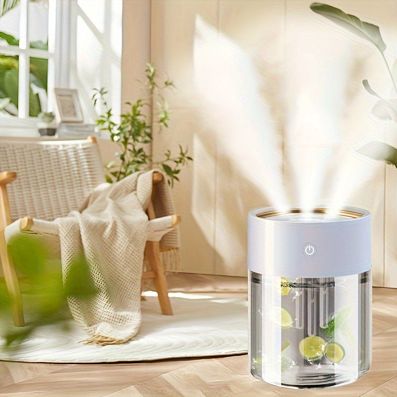 Recirculating Fog Humidifier for Bedroom 2L Tank Quiet Mist Auto Shut-Off